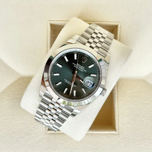 IMG_9409 Rolex Date-Just Mint Green Ref. 126300