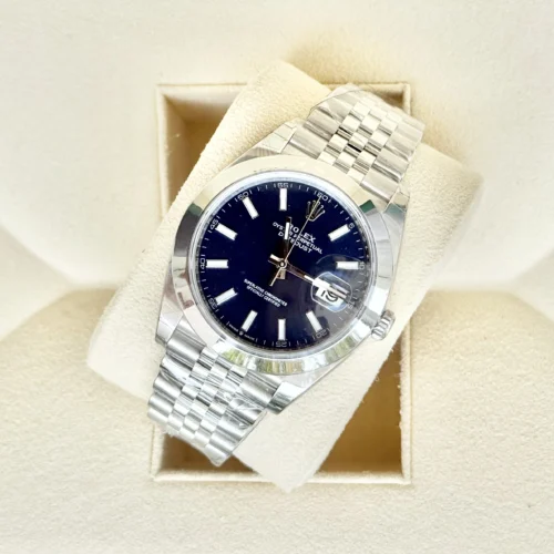 IMG_9410 Rolex Date-Just Blue Dial Ref. 126300