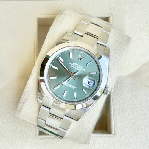 Rolex Date-Just Oyster Mint Green Ref. 126300