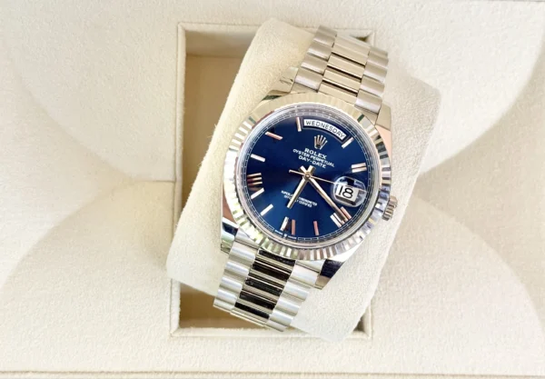 Rolex Day-Date Bright Blue Dial Ref. 228239