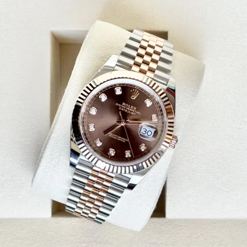 Rolex Date-Just Chocolate Diamond Ref. 126331
